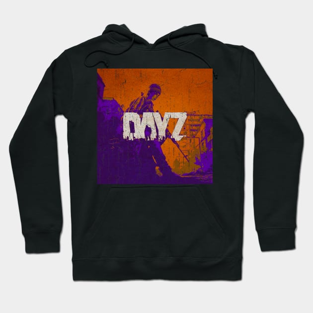 DAYZ ORANGE VIOLET TONE Hoodie by G-THE BOX